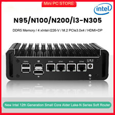 Intel i3 N305 8 Core 4xi226-V 2.5G Firewall Mini PC Alder Lake 12thGen N200 N100 picture