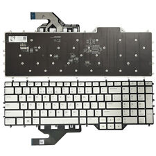 New RGB Backlit white keyboard US for Dell ALIENWARE M17 R2 M17 R3 DP/N: 0C5VV3 picture
