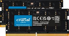 NEW Crucial 64GB (2 x 32GB) 262-Pin DDR5 5600MHz PC5-44800 SO-DIMM Laptop Memory picture