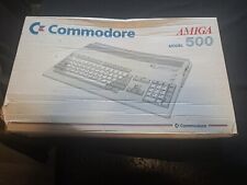 AMIGA 500 COMPUTER COMMODORE Complete in Box Powers/untested Good Condition picture