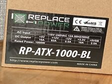 Replace Power RP-ATX-1000-BL 110V~240VAC 12A 60HZ /50HZ Open Box New Open Box picture