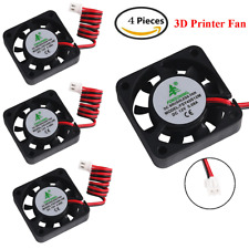 4pcs 12V 0.08A DC Mini Quiet Cooling Fan With 28cm Cable For 3D Printer picture