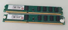 8GB KIT ( 4GB x 2 ) Transcend RAM DDR3 1333 VLP U Low profile Memory TESTED RARE picture