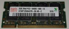 HYNIX 2GB 2Rx8 PC2-6400S-666-12 HYMP125S64CP8-S6 AB-C picture