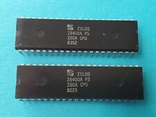 LOT GENUINE ZILOG Z8400A DS Z80A CPU 40-PIN DIP 81/82 Vintage Very Rare LAST 2 picture