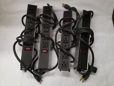+ 4X Power Distribution Heavy Duty 584T6A1 120V 15A 6 Outlets Cable Length-1.83M picture