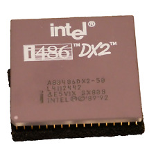 Intel 486 A80486DX2-50 50 MHz SX808 CPU  Working 32 picture
