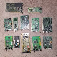 Lot of 12 Vintage IBM ISA PC 8 16-Bit expansion Card-Dual Tri Network Connector picture