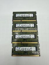LOT OF 4 SAMSUNG  (4X1GB) 1Rx8 PC3-10600S DDR3 PC3-10600S LAPTOP MEMORY RAM picture