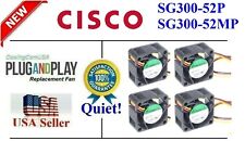 Quiet Version Cisco SG300-52P Fan Kit 4x Sunon 12~18dBA Noise Best HomeNetwork picture