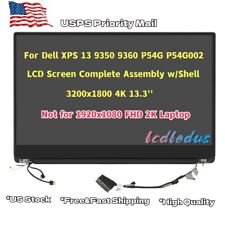 WT5X0 0WT5X0 For Dell XPS 13 9350 9360 P54G P54G002 4K LCD Screen Replacement picture