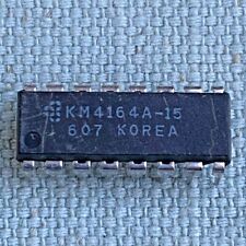 Samsung KM4164A-15 DRAM 16 Pin DIP 4164N Lot of 4 Vintage Computer Parts IC Chip picture