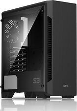 Zalman S3 TG - ATX Mid Tower Computer PC Case - Tempered Glass Side Panel picture