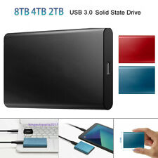 USB 3.1 2TB 4TB 8TB High Speed Solid State Mobile External SSD Hard Drive Disk picture