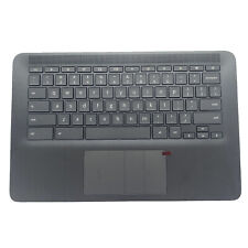 New For HP Chromebook 14 G6 Palmrest Backlit US Keyboard Touchpad L90460-001 US picture