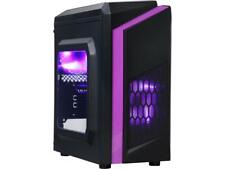 DIYPC DIY-F2-P Black / Purple SPCC Micro ATX Mini Tower Gaming Computer PC Case picture