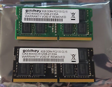 Goldkey 2x8GB = 16GB DDR4 PC2133 CL15 GKE800SO51208-2133A SODIMM Laptop Memory picture