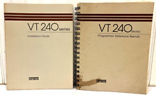 Vintage DEC Digital VT240 Programmer Reference Manual & Installation Guide 1983 picture