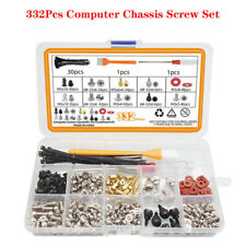 332pcs PC Screw Spacing Set Kit for Computer Case Hard Drives Motherboard Cooler picture