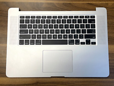 Original MacBook Pro 15' 2015 A1398 Palmrest + Touchpad + Keyboard + WORKING Bat picture