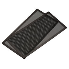2pcs 140mmx280mm Computer Fan Filter Grills Mesh Magnetic Dustproof Cover Black picture