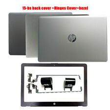 New For HP 15-BS 15T-BR 15-BW Back Cover Top Case + Bezel + Hinges Cover picture