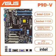 ASUS P9D-V Motherboard ATX Intel C224 LGA1150 DDR3 32GB SATA2/3 VGA PS/2+I/O picture