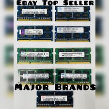 Mixed Lot of 16GB 4x4GB DDR3 2Rx8 PC3-12800s Laptop Memory RAM | Major Brands picture