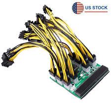 12 Pcs 6 Pin to 8(6+2) Pin PCI-E Splitter Power Cables Power Breakout Board picture