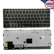 Genuine US Backlit Keyboard for HP Elitebook 820 G1 820 G2 776452-001 picture