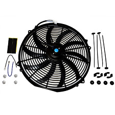 - 130031 Electric Radiator Cooling Fan - Cooler Heavy Duty Wide Curved - 10 S Bl picture