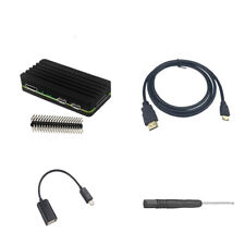 Raspberry Pi Zero 2 W Accessories Kit Aluminum Case + HDMI Cable + OTG Cable picture