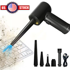 Electric Mini Air Duster Blower Vacuum Cleaner for PC Computer Laptop Dust picture