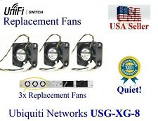 Pack of 3x Quiet Version replacement fans for Ubiquiti Unifi USG‑XG‑8 picture