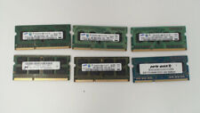 LOT of 6 - PC3-8500 SODIMM Laptop RAM 3x2GB & 3x1GB picture