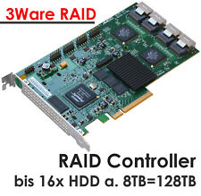Pcie 8x S-ATA Raid Controller Lsi 3ware 9650SE-0.5oz Cable For 16 Hdds A.8TB picture