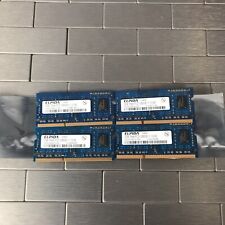 LOT of (4) 8GB TOTAL Elpida 2GB 1Rx8 PC3-12800S-11-10-B2 RAM EBJ20UF8BDUO-GN-F picture