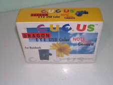 Rare NOS C.U.C.US UF30-3210VUD Dragon eye usb color notebook camera cyberlink picture