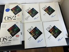 Vintage IBM OS/2 2.1 Upgrade & Cd-rom For Windows & 4 Manuals Used picture