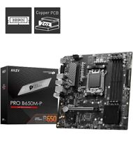 MSI PRO B650M-P AM5 Ryzen 7000 DDR5 SATA 6G 2x M.2  7.1 Audio mATX Motherboard picture