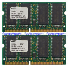 Samsung 512MB (2X256MB) PC133 144PIN NON-ECC SDRAM Memory RAM SO DIMM 3.3V picture