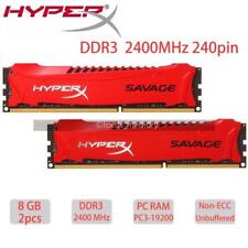Kingston HyperX SAVAGE 16 GB DDR3-2400 (2x 8GB) PC3-19200 240Pin Desktop Memory picture