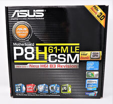ASUS P8H61-M LE CSM R3.0 LGA1155 MATX VID LAN SOUND 6-USB PCI-E MOTHERBOARD, NEW picture