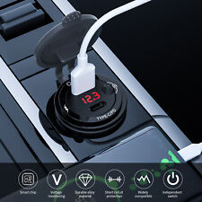 3.4A Super Fast Charging Charger With Switch PD F20W Voltage Charger for Car picture