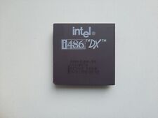 Intel A80486DX-33 SX810 SX729 SX419 486DX-33 vintage CPU GOLD picture