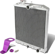 Full Aluminum 2-Row 42Mm Radiator Bundle with Purple Stay Mount Bracket Compatib picture