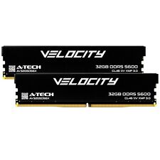 A-Tech Velocity 64GB 2x32GB DDR5 5600 PC5-44800 XMP Desktop PC Gaming Memory RAM picture
