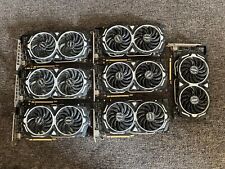 LOT OF 7 MSI NVIDIA P104-100 MINER 4GB GDDR5 Graphics video card /W picture