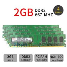8GB 4x 2GB 4GB 4x 1GB PC2-5300 DDR2-667MHz 240PIN DIMM KIT Memory For Hynix LOT picture