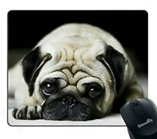 Smooffly Cute Pug Dog Mousepad Custom Funny Animal Gaming Mouse pad 9.5X7.9 i... picture